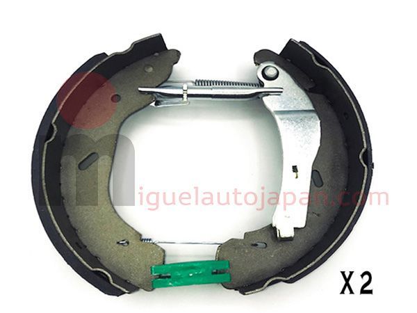 Kit de frenos traseros zapatas Nissan Cabstar "Premontado" 65mm