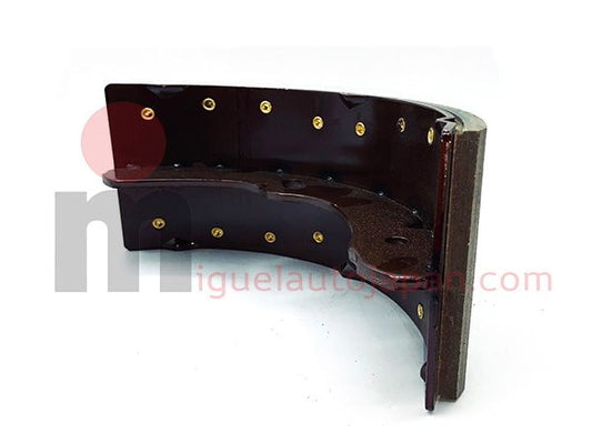Rear brake shoes for Isuzu NQR75/NPR75