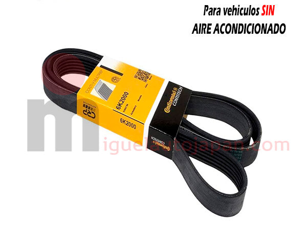 Correa accesorios Nissan Cabstar y Atleon BD30 ref 1172069T03