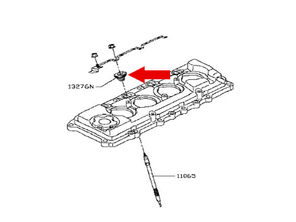 Reten de calentador para Nissan NT400 ZD30 - Ref: 13276DB000