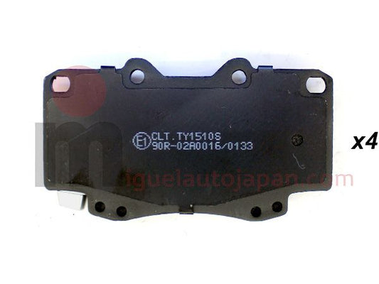 Pastillas de freno delanteras sin ABS Toyota Hilux 2005-2011